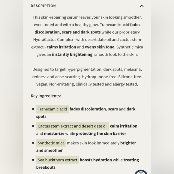 5/75$ ONEKIND Hyperdrops Complexion Enhancing Serum - Picture 11 of 12